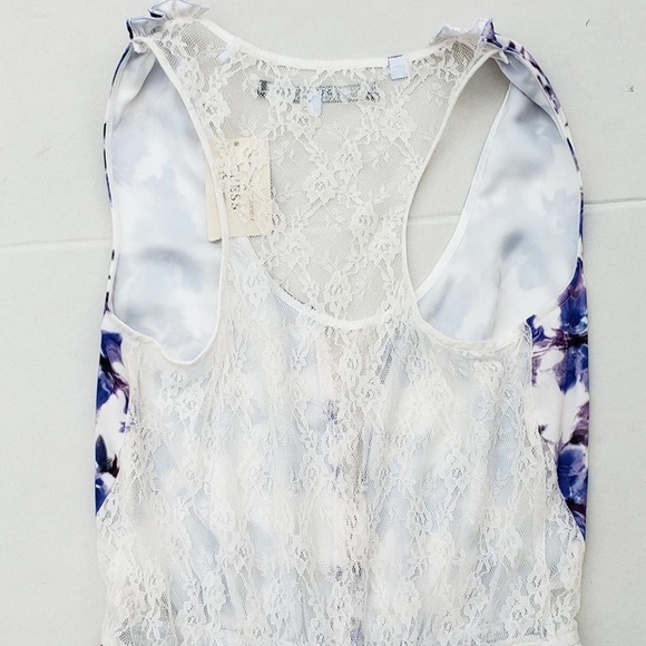 New GUESS Fleur Allover Floral Bird Print Dress - Picture 7 of 8